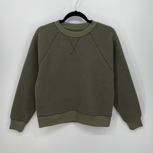 (#73) EVERLANE Renew Fleece Crewneck Sweatshirt - Picture 3 of 5